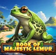 Book Of Majestic Lemur nyerőgép előnézet